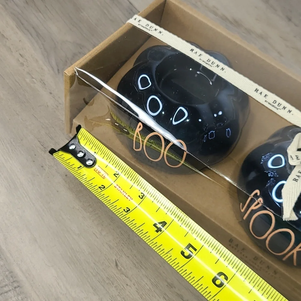 Rae Dunn Luster Pumpkin Tea Light Holders - Picture 4 of 4